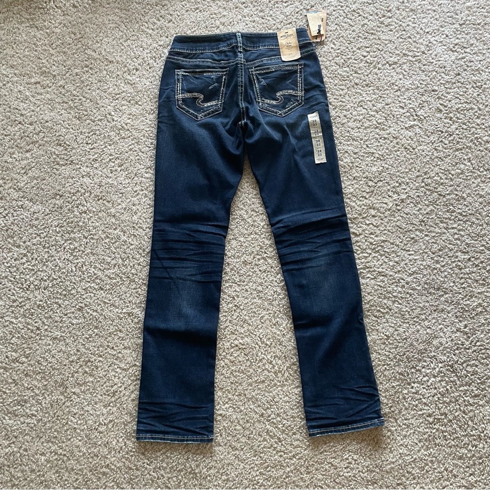 Silver Straight Jeans - Picture 7 of 7